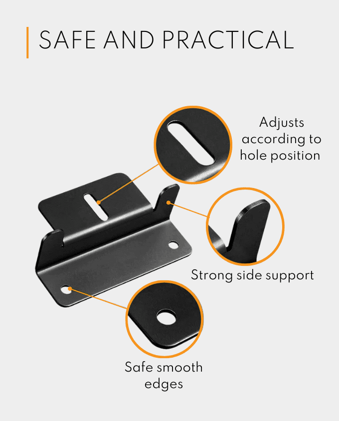 SAFE AND PRACTICAL ALUMINIUM BRACKETS