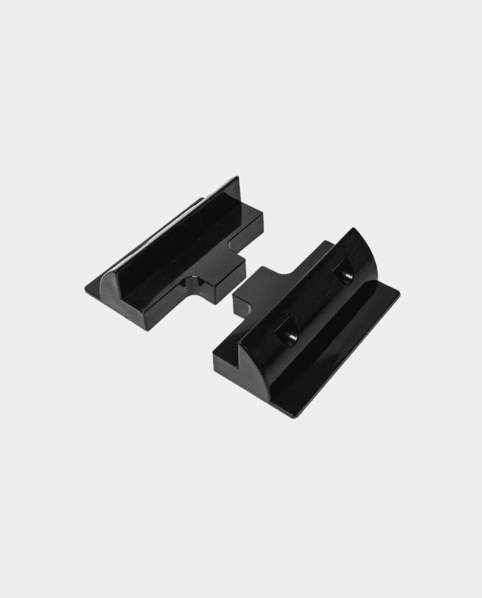 2x No-Drill ABS Side Supports | Black