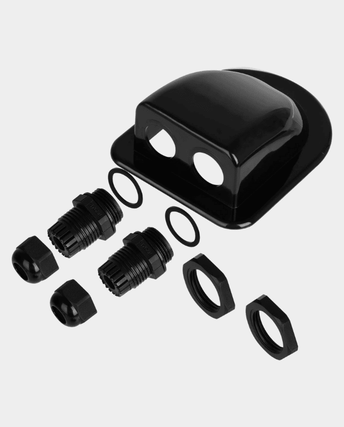 Dual Cable Entry Gland (Black) - Image 2