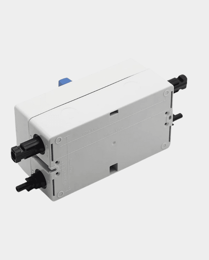 DC switch isolator side angle