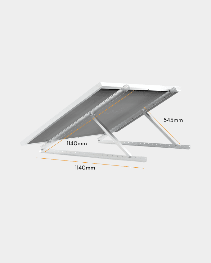 Adjustable Solar Panel Tilt Mounting Bracket with Foldable Tilt Legs - Image 2