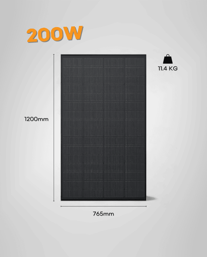 210W Bifacial Solar Panel N-Type Topcon All-Black - Image 5